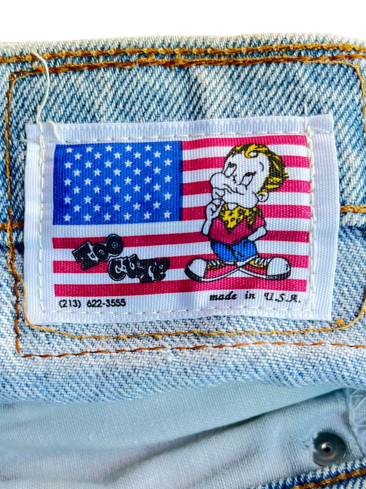 Levi's Vintage Clothing × Too Cute Guetta Bros. 🔥Vtg 90s Levis Too Cute Micky Mouse Patches Distressed Jeans Size US 31 - 10 Thumbnail