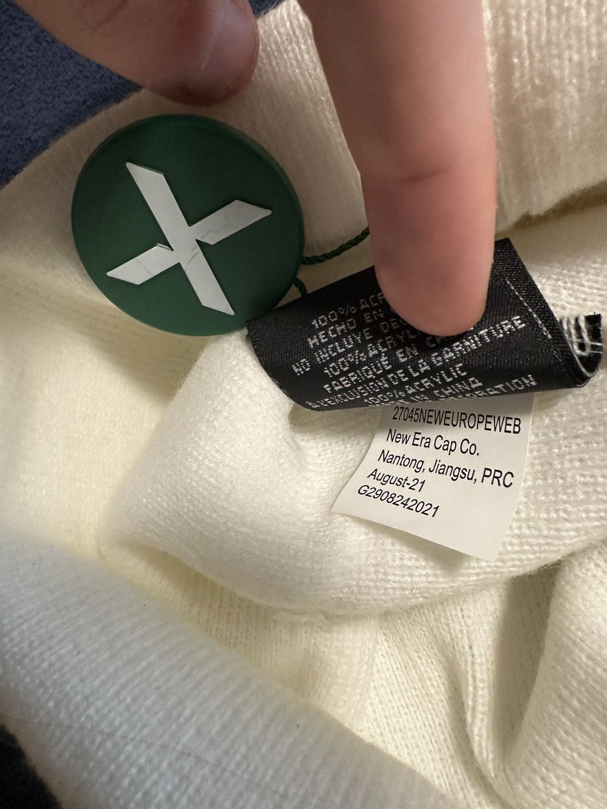 Supreme Supreme New Era Box Logo Beanie (FW21) - White Size ONE SIZE - 6 Thumbnail