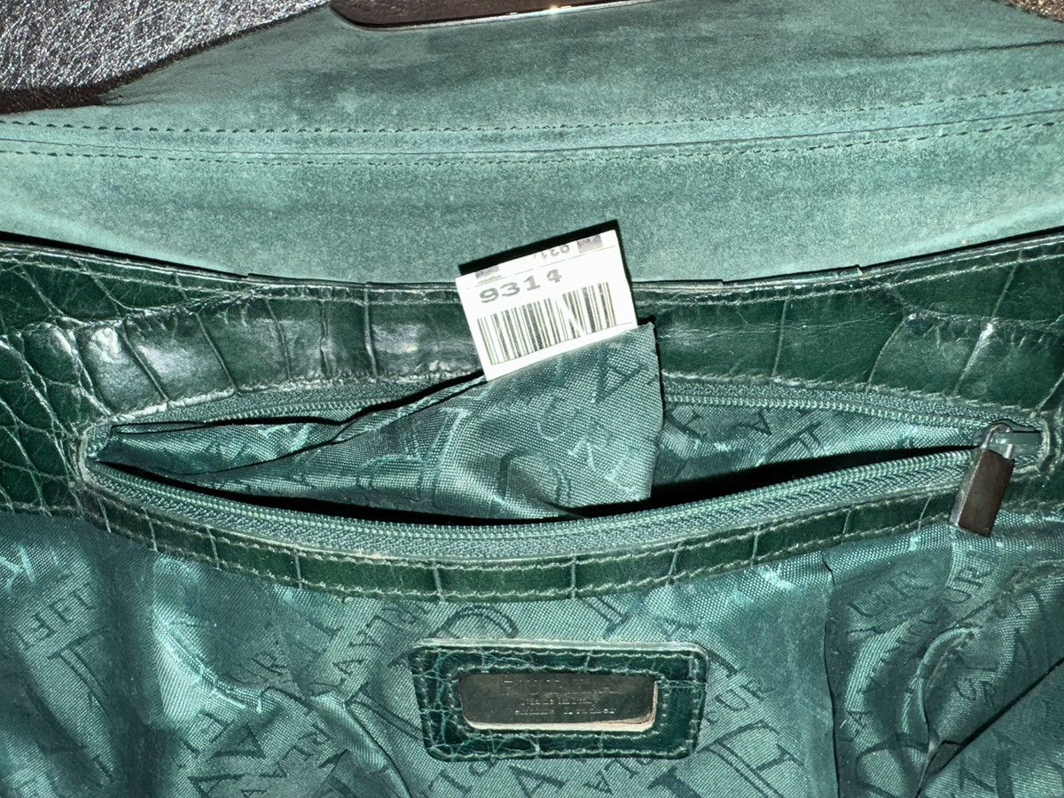 Furla Furla green croco genuine leather dual carry shoulder bag Size ONE SIZE - 11 Thumbnail