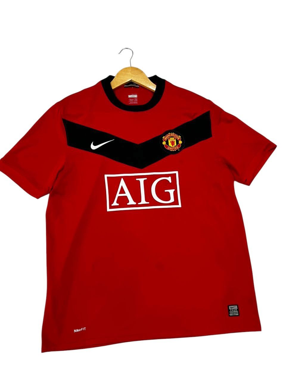 Vintage Man United 2009-2010 Home Jersey Size US L / EU 52-54 / 3 - 1 Thumbnail