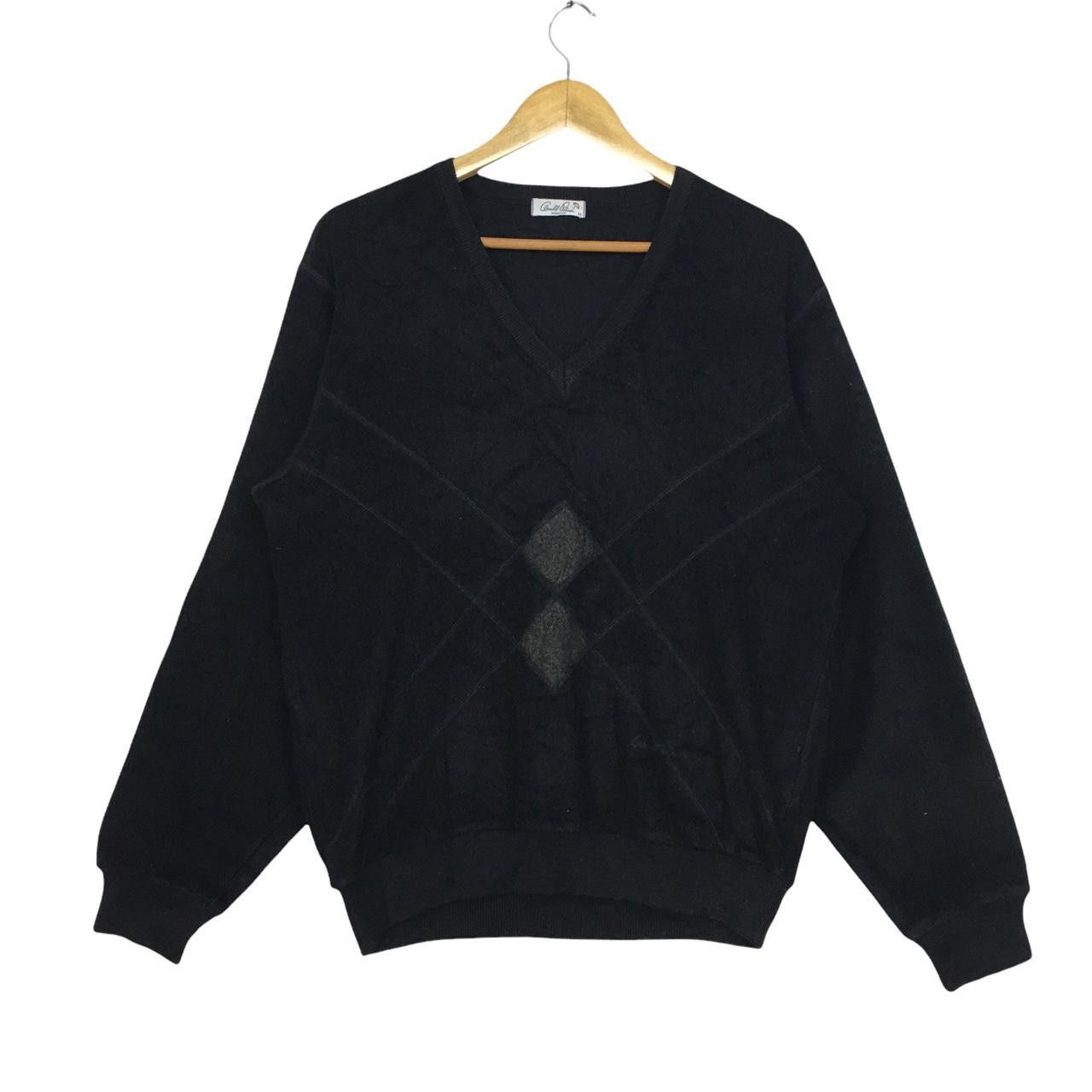 Vintage Vtg ARNOLD PALMER Renown V-Neck Sweatshirt Jumper Size US L / EU 52-54 / 3 - 1 Thumbnail
