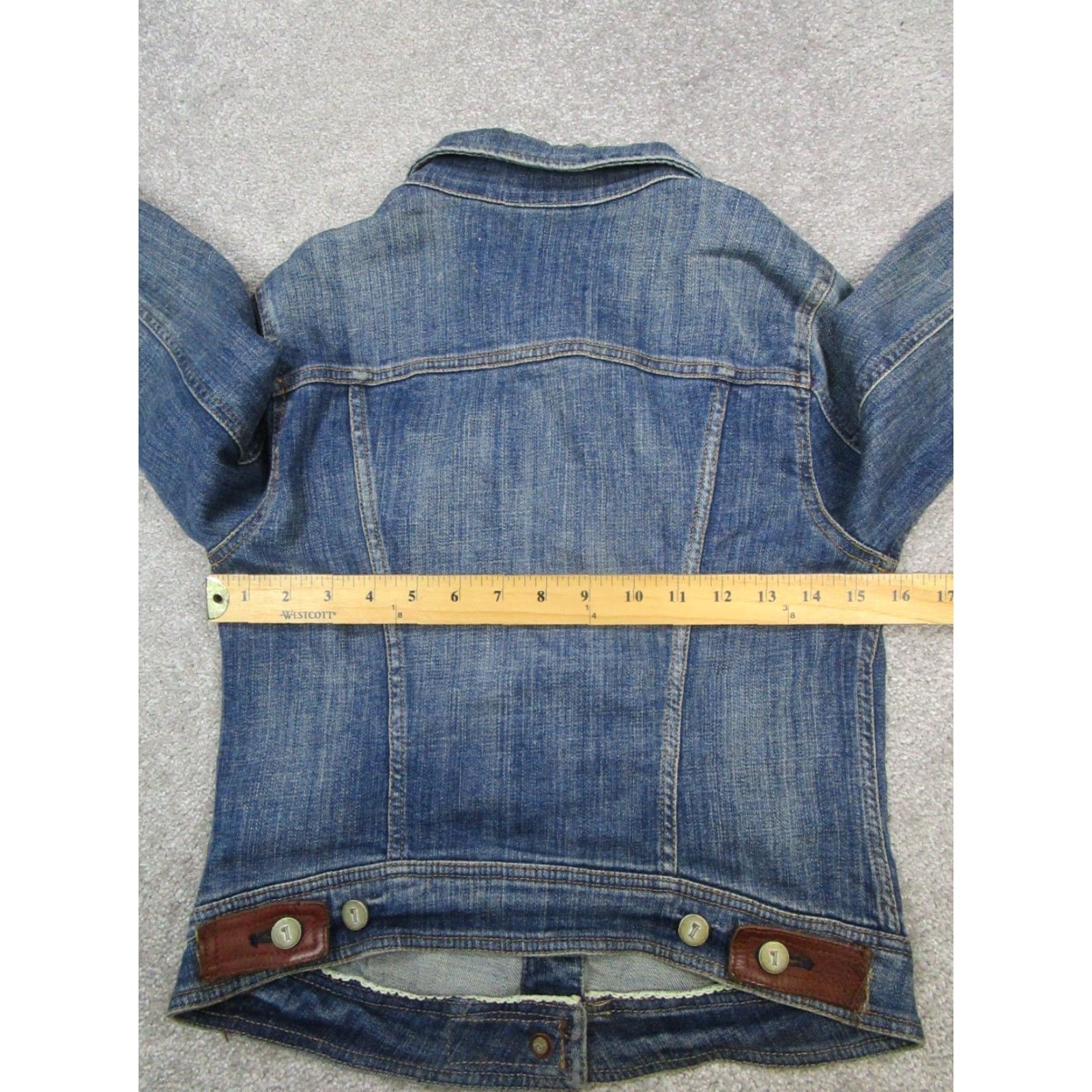 Vintage Pilcro Jacket Womens Small Blue Cotton Denim Jacket Casual Pockets Vintage No Size S / US 4 / IT 40 - 7 Thumbnail