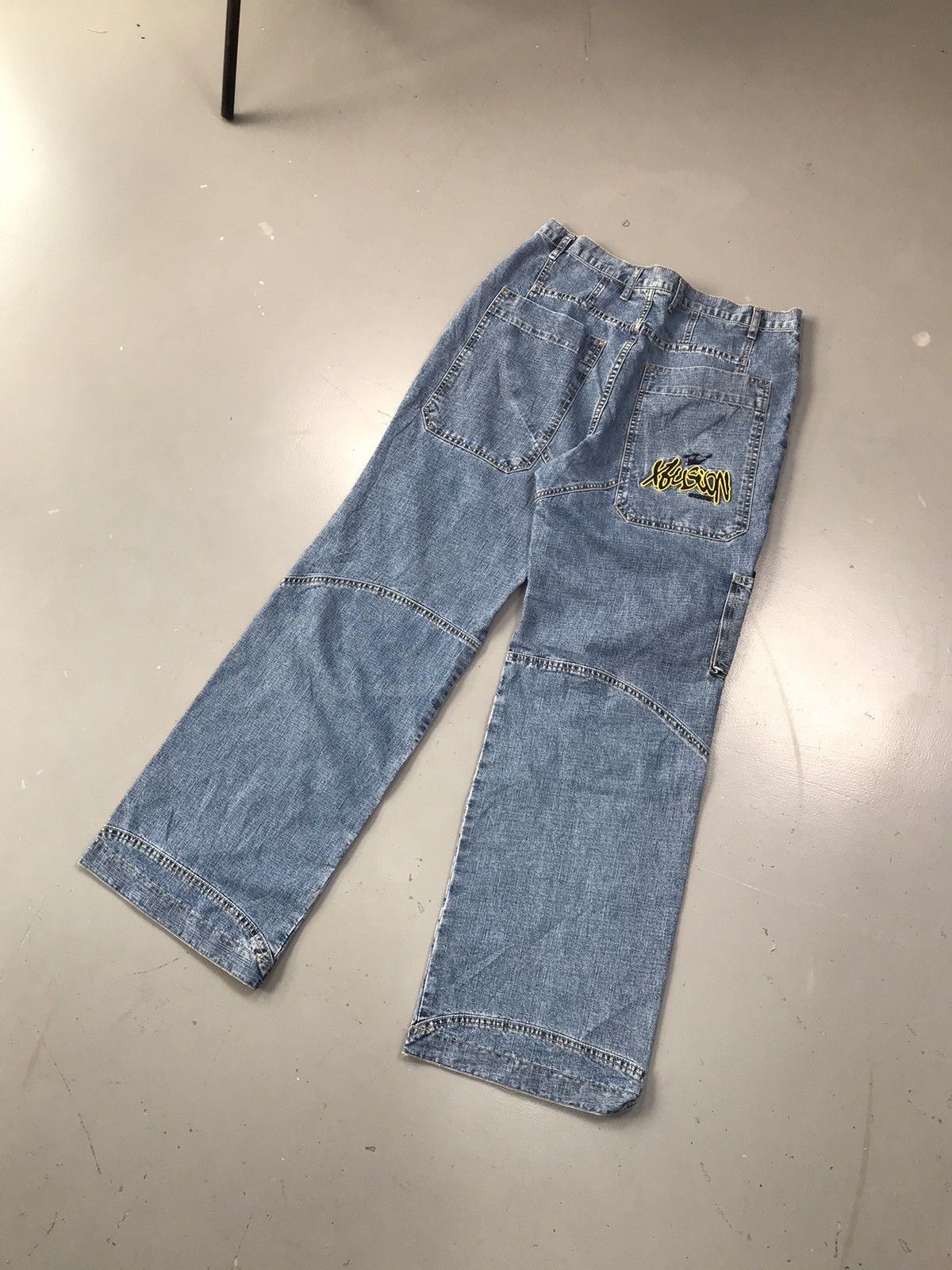 JNCO × Southpole × Vintage Vintage Go southern big pocket SpellOut denim Size US 34 / EU 50 - 9 Thumbnail