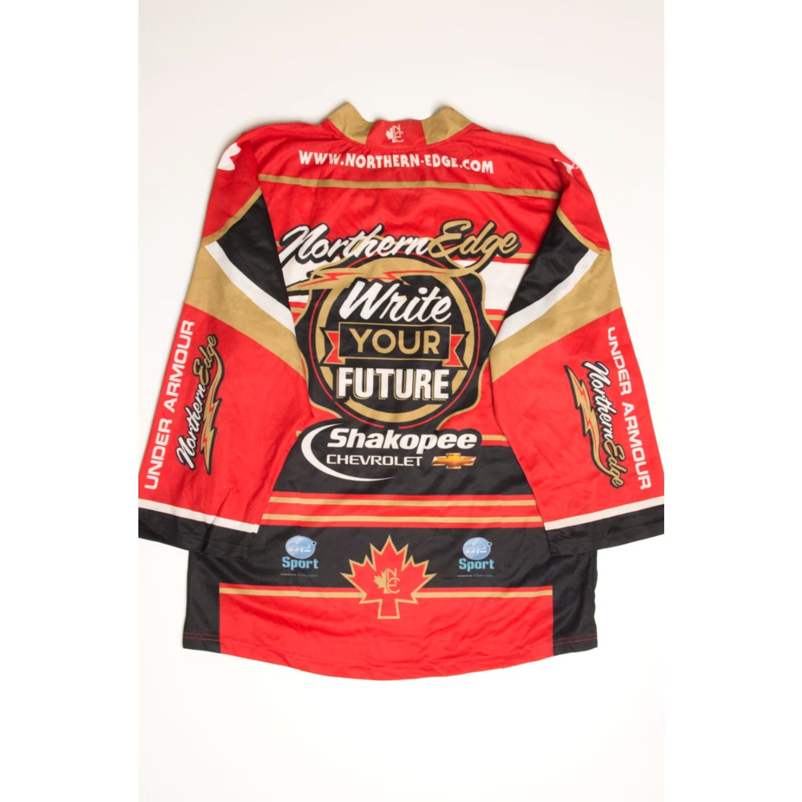 Under Armour VINTAGE Northern Edge Hockey Reebok Jersey T-Shirt Red X-Large Unisex Adults Reebok Under Armour Patch Size US XL / EU 56 / 4 - 2 Thumbnail