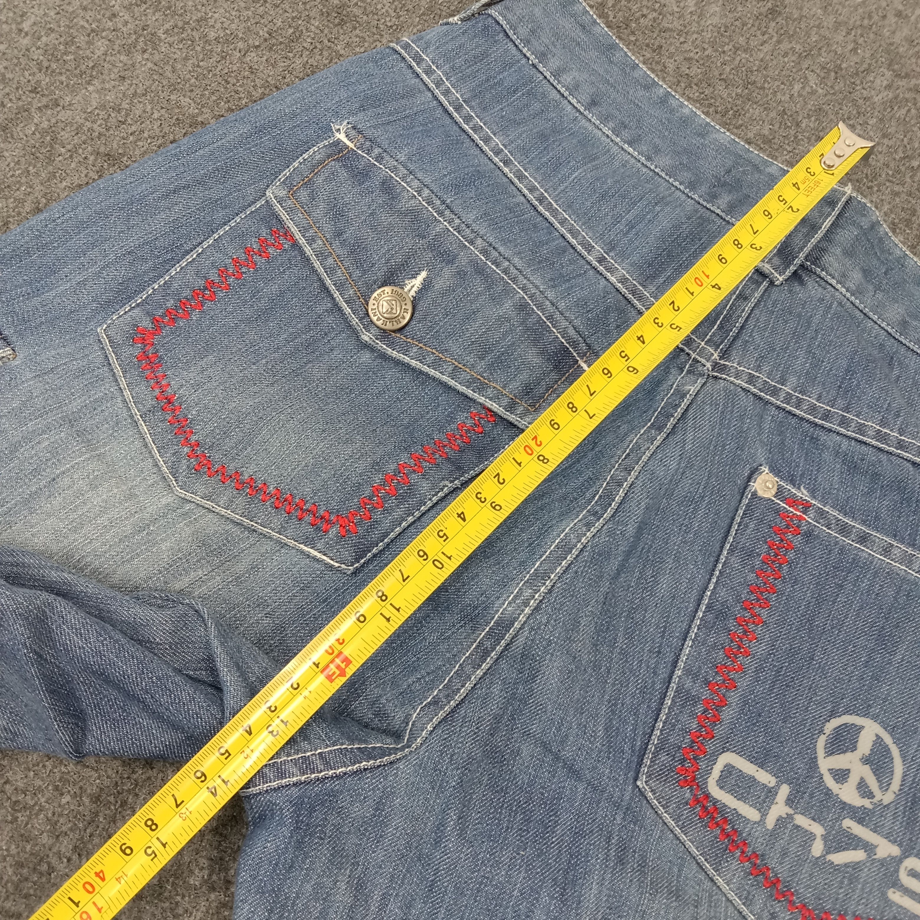 Karl Kani × Vintage Karl Kani American Baggy Style Cargo Denim Jeans Size US 27 - 12 Thumbnail
