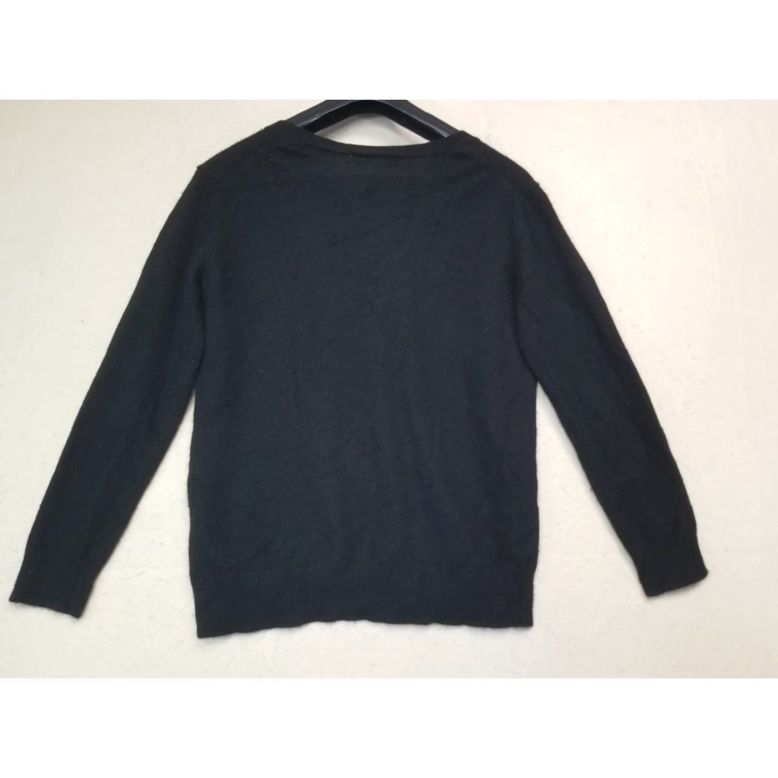 Vintage DSTLD Sweater Black Size S Womens 100% Cashmere Crew Neck Pullover Long Sleeve Nepal Size S / US 4 / IT 40 - 2 Thumbnail