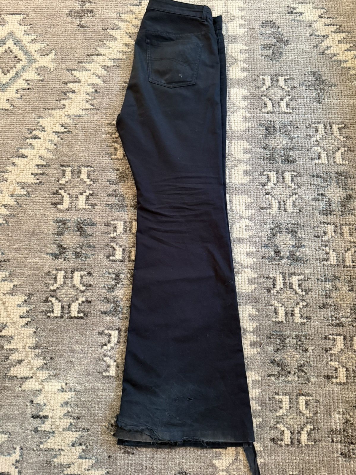 Balenciaga black Balenciaga Lost Tape Flared Size US 34 / EU 50 - 8 Thumbnail