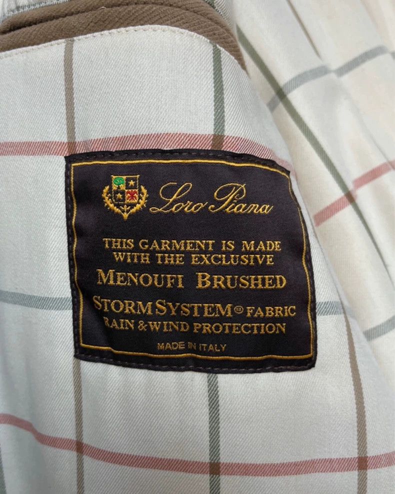 Loro Piana LORO PIANA Long Coat, Cotton Size US XL / EU 56 / 4 - 7 Thumbnail