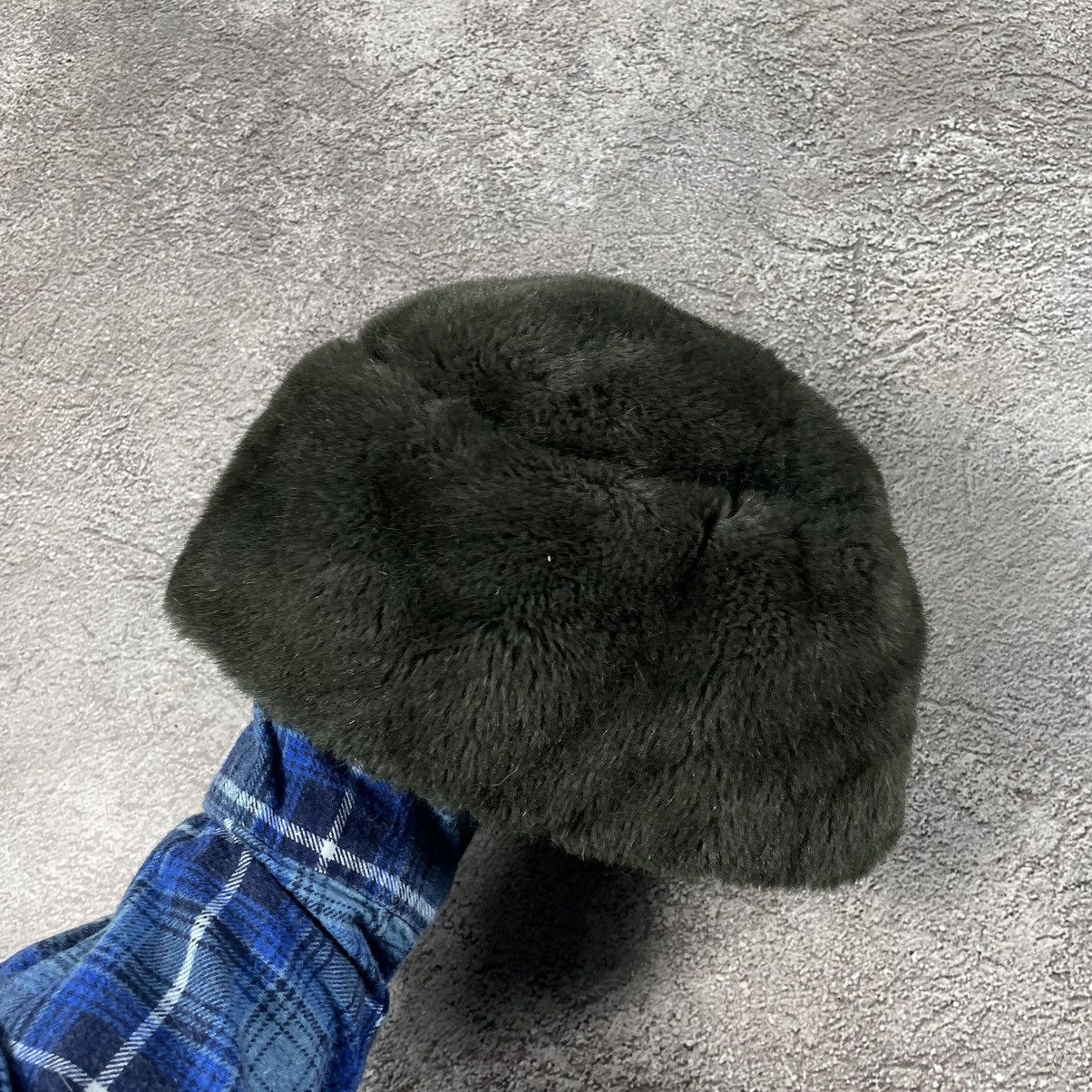 Vintage Vintage 90s Mohair Knit Beanie Skeleton Hand Goth Washed OS Size ONE SIZE - 4 Thumbnail