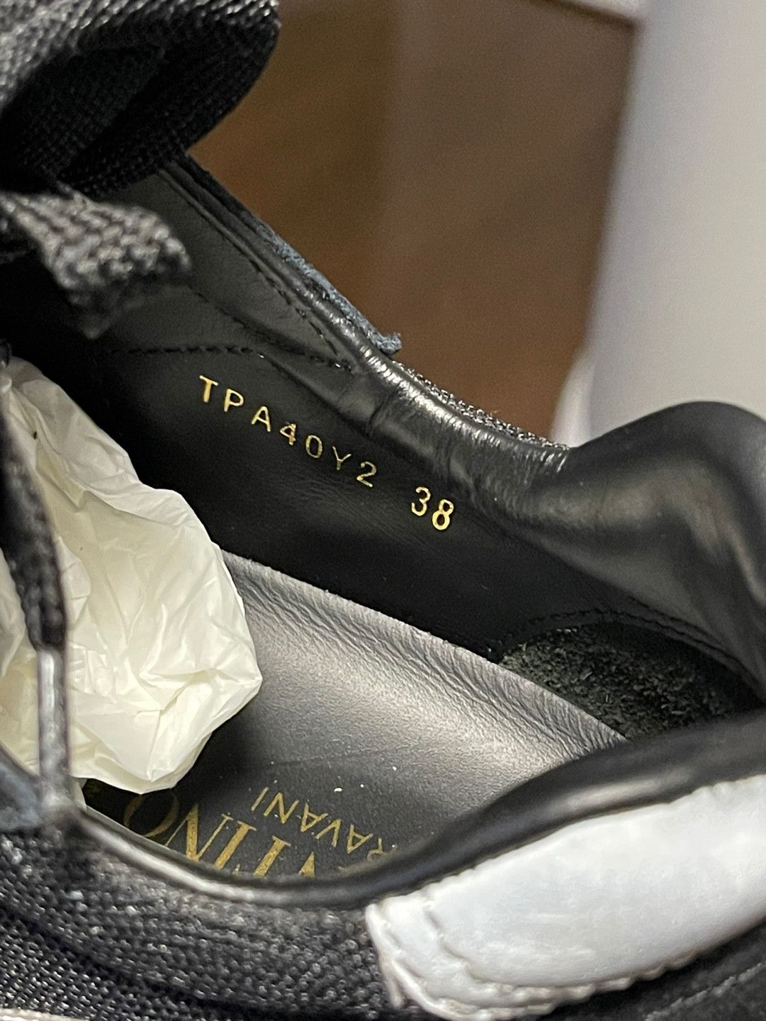 Valentino Black Valentino Garavani Soul AM Sneakers EU 38 Size US 5.5 / EU 38 - 5 Thumbnail