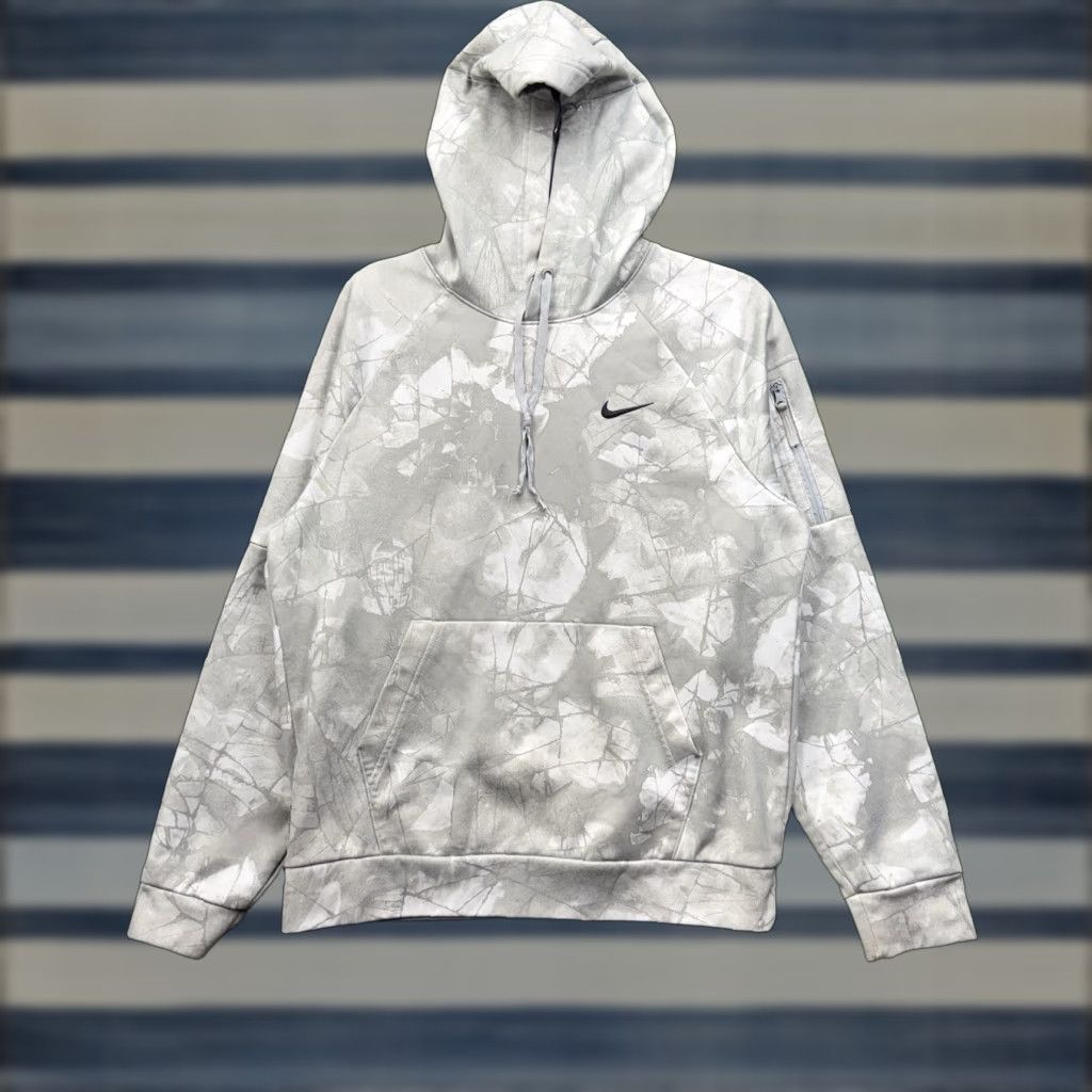 Nike Nike Camo Hoodie Mens Small Pullover Training Therma-FIT Sweatshirt DD1757-084 Size US S / EU 44-46 / 1 - 1 Thumbnail