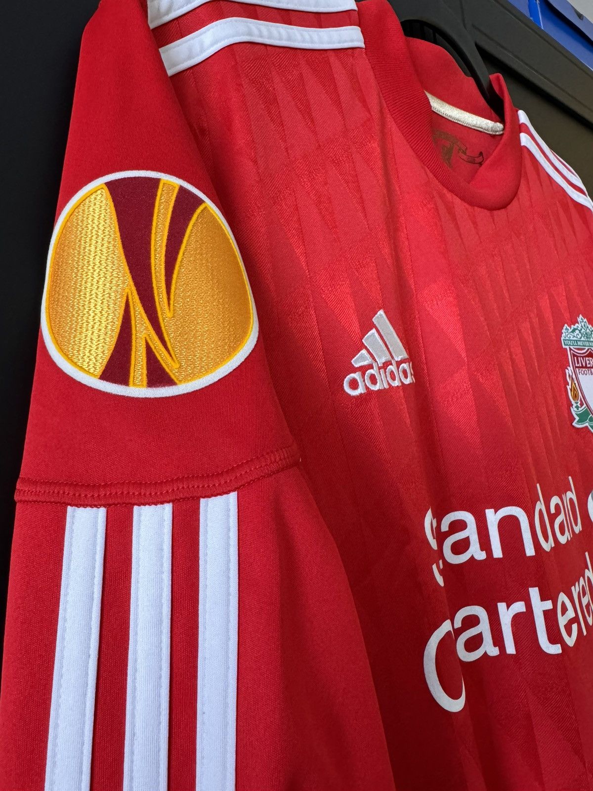 Adidas Liverpool 2010-12 Home L/S GERRARD - P96693 - (S) Size US S / EU 44-46 / 1 - 3 Thumbnail