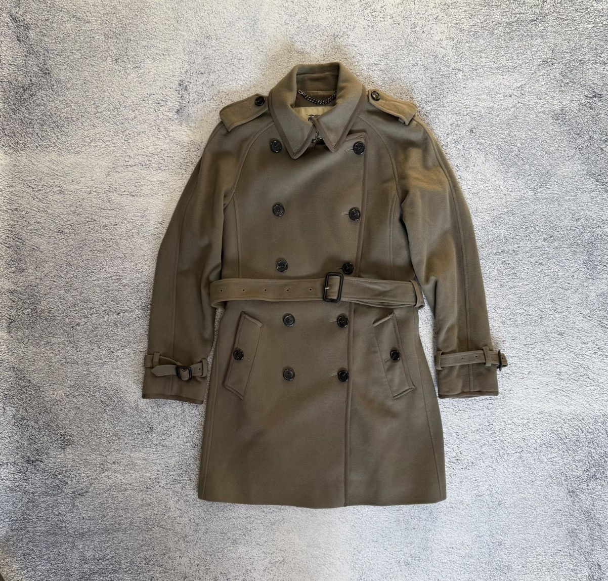 Burberry Burberry Women Trench Coat Wool Cashmere Belted UK8 USA6 Size M / US 6-8 / IT 42-44 - 4 Thumbnail