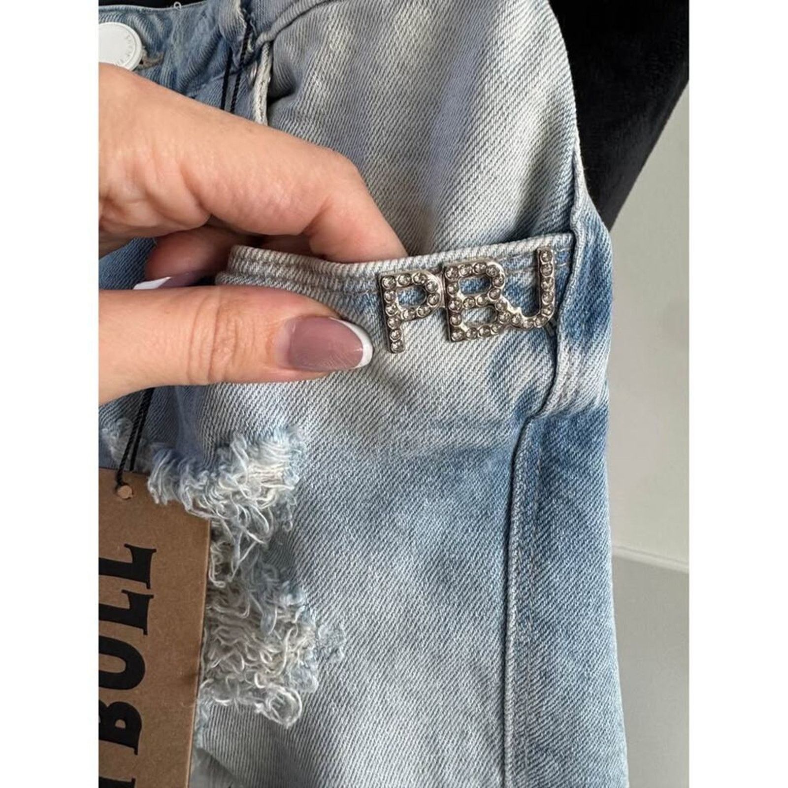 Other NWT Pit Bull denim distressed shorts size S Size 26" / US 2 / IT 38 - 7 Thumbnail