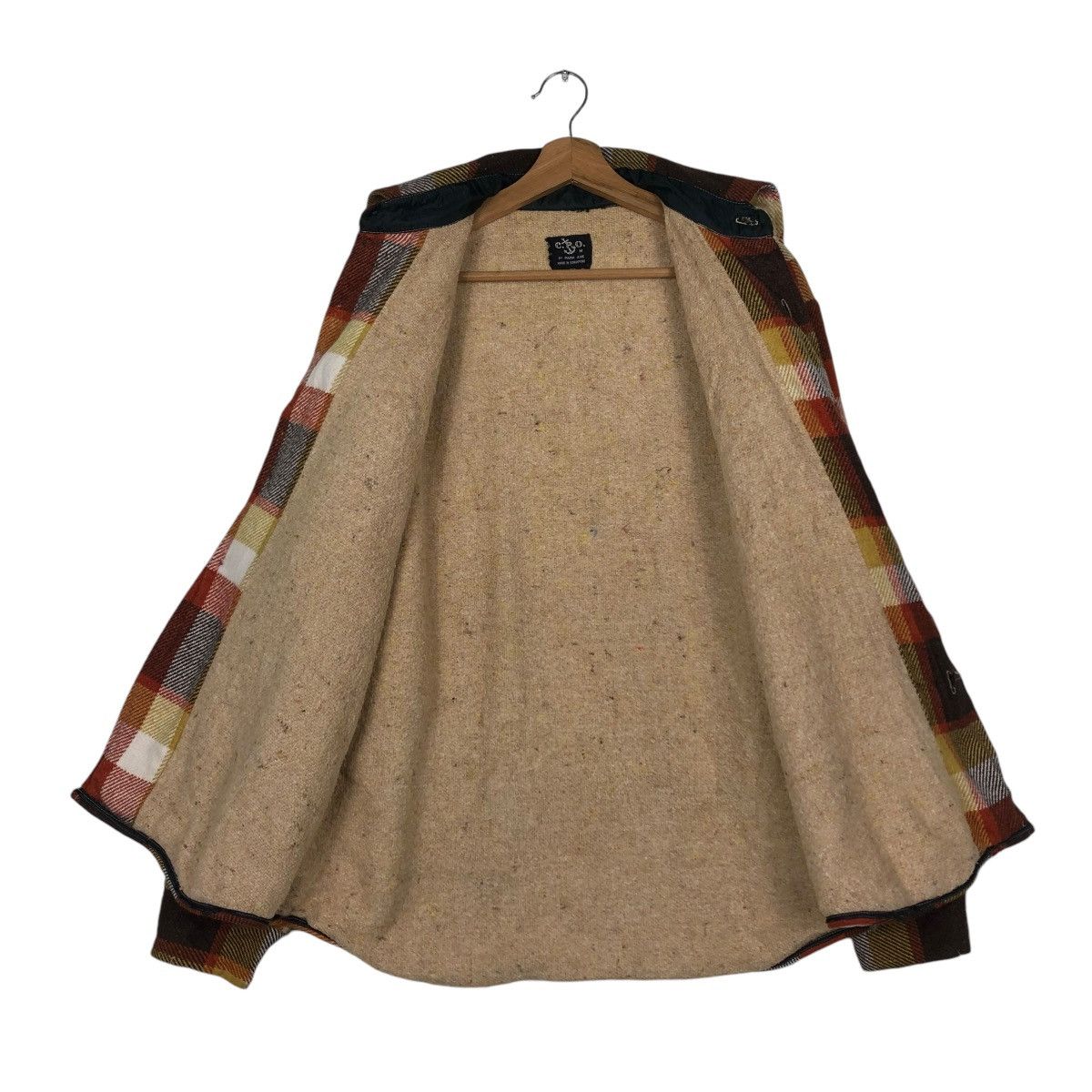 Vintage 🔥VINTAGE WOOL CHORE JACKET TARTAN DESIGN CPO BY PARK AVE Size US M / EU 48-50 / 2 - 15 Thumbnail