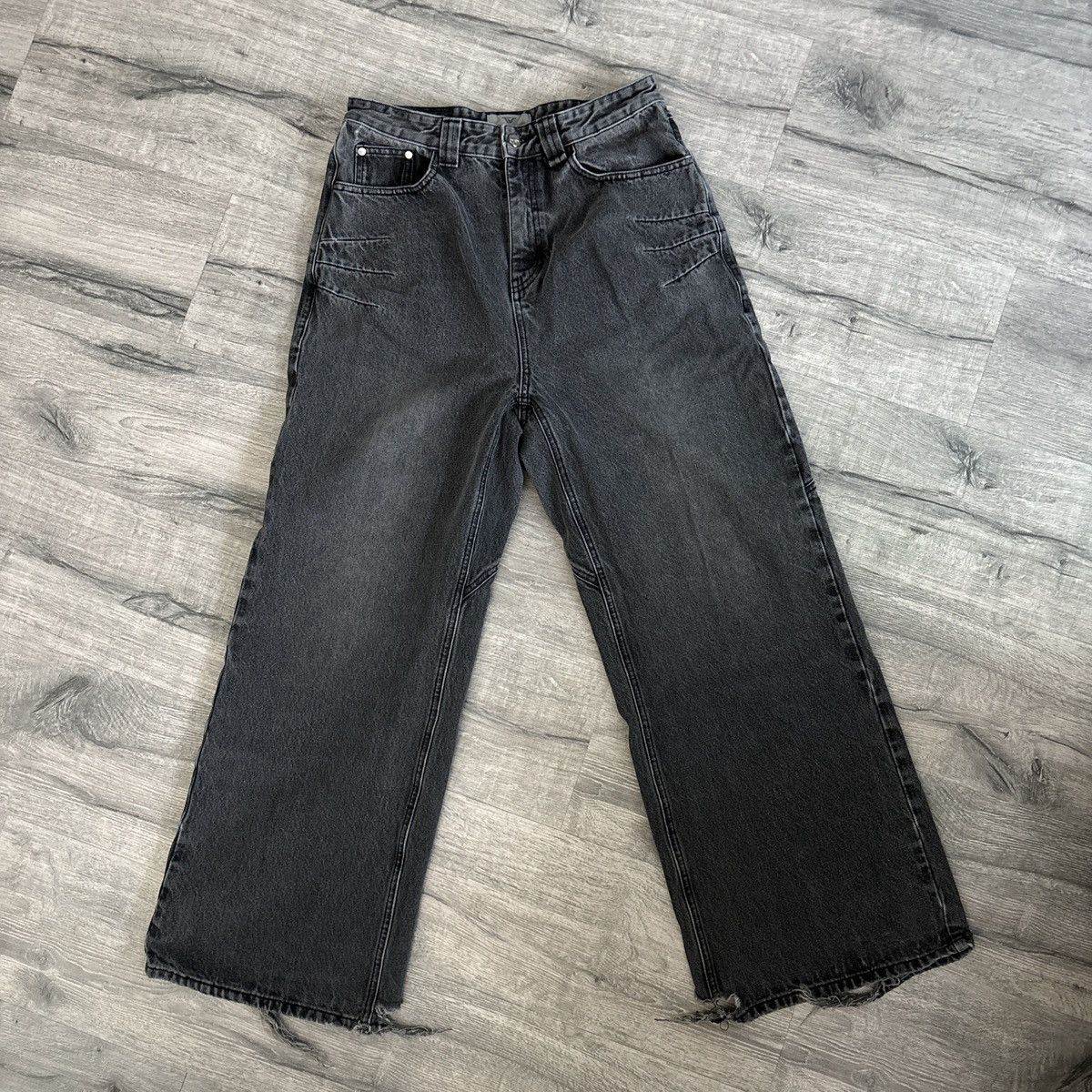 パンツ Trendt vision Mud Brown Basic Denim Mud Brown Jorts – Trendt Vision