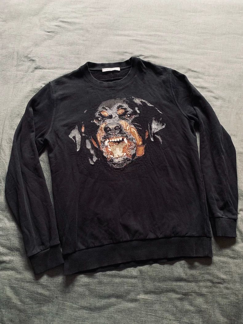 Givenchy Givenchy Dog Head Embroidered Double-Layered Hoodie Size US S / EU 44-46 / 1 - 1 Thumbnail