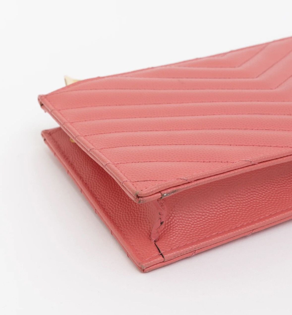 Saint Laurent Paris Authenticity Certificate ✅ YSL Leather Clutch 💗 Size ONE SIZE - 10 Thumbnail