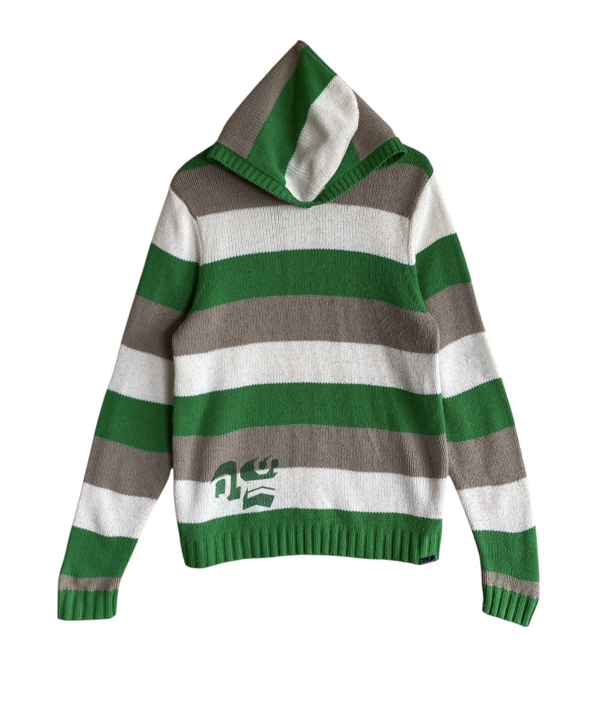 Quicksilver Vintage Brand Quiksilver Stripe Hoodie Knitwear 2000s Size US M / EU 48-50 / 2 - 1 Thumbnail