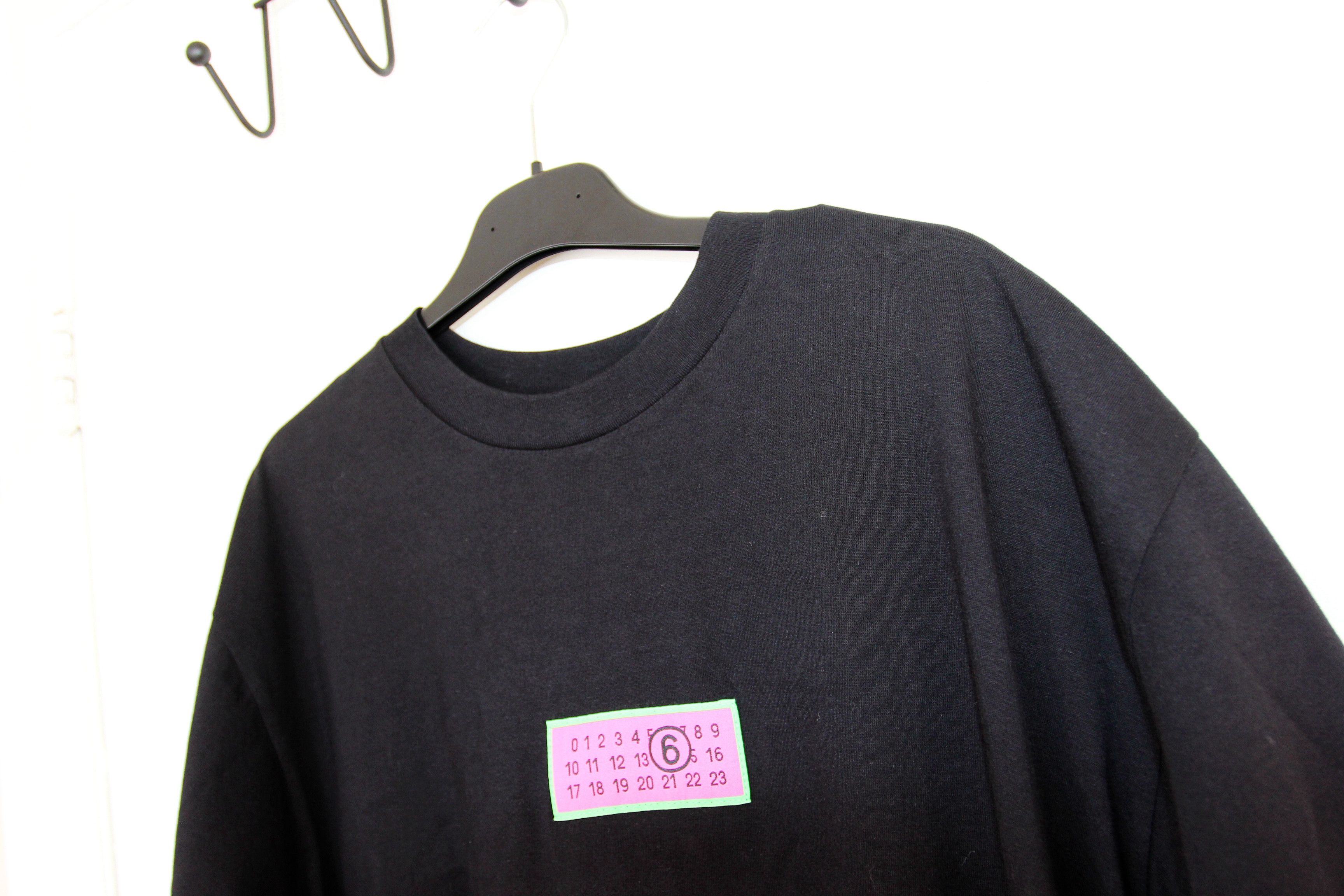 Maison Margiela BNWT AW24 MM6 MAISON MARGIELA NUMBERS MOTIF TSHIRT S Size US S / EU 44-46 / 1 - 4 Thumbnail