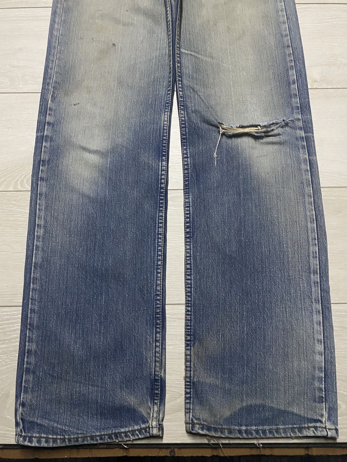 Levi's Vintage Levis 512 Faded Wash Distressed Baggy Jeans Size US 31 - 5 Thumbnail