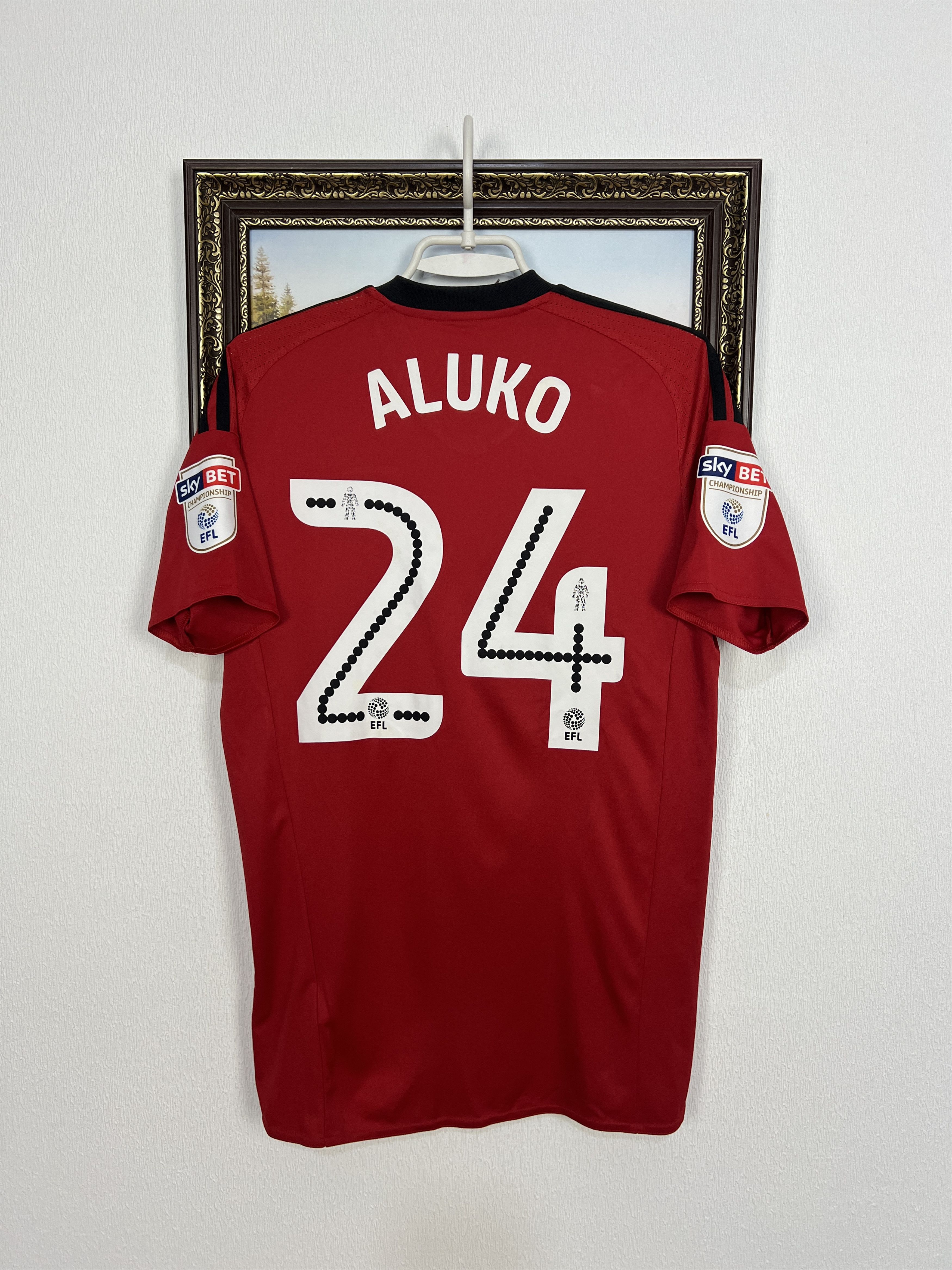 Adidas Fulham Third football shirt 2015 Soccer Adidas #24 Aluko Size US S / EU 44-46 / 1 - 14 Thumbnail