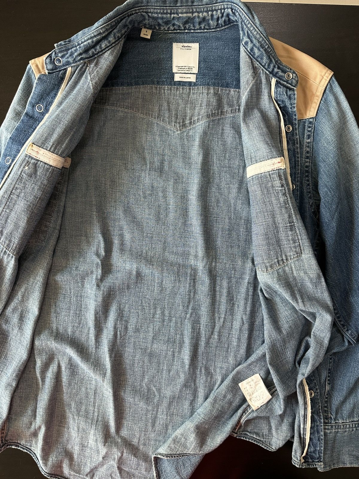 Visvim Visvim Denim Western Shirt – Made in Japan – Size 1 Size US S / EU 44-46 / 1 - 13 Thumbnail