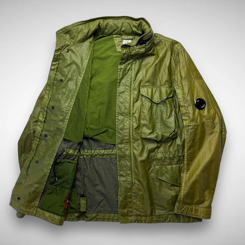 C.P. Company o1y1224 Logo Hooded Jacket in Military Green Size US S / EU 44-46 / 1 - 3 Thumbnail