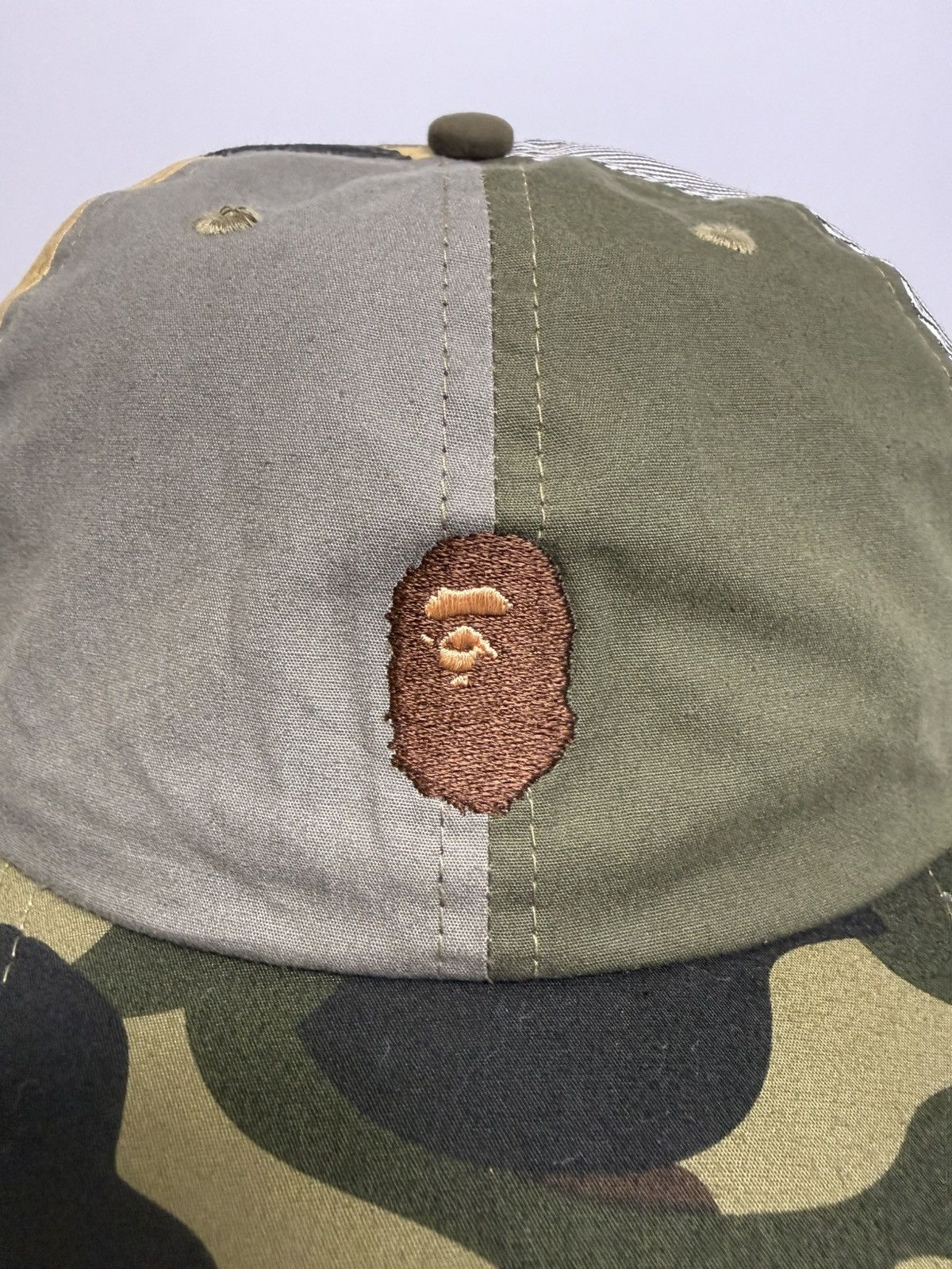 Bape SS22 Bape Crazy Panel Camo Cap Size ONE SIZE - 2 Thumbnail