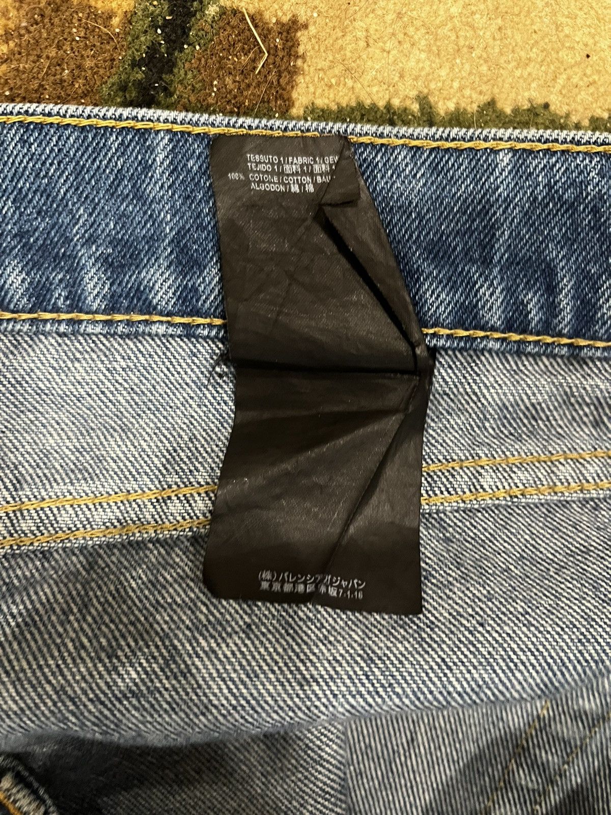 Balenciaga BALENCIAGA FIVE POCKET DENIM JEANS BLUE Size US 31 - 10 Thumbnail