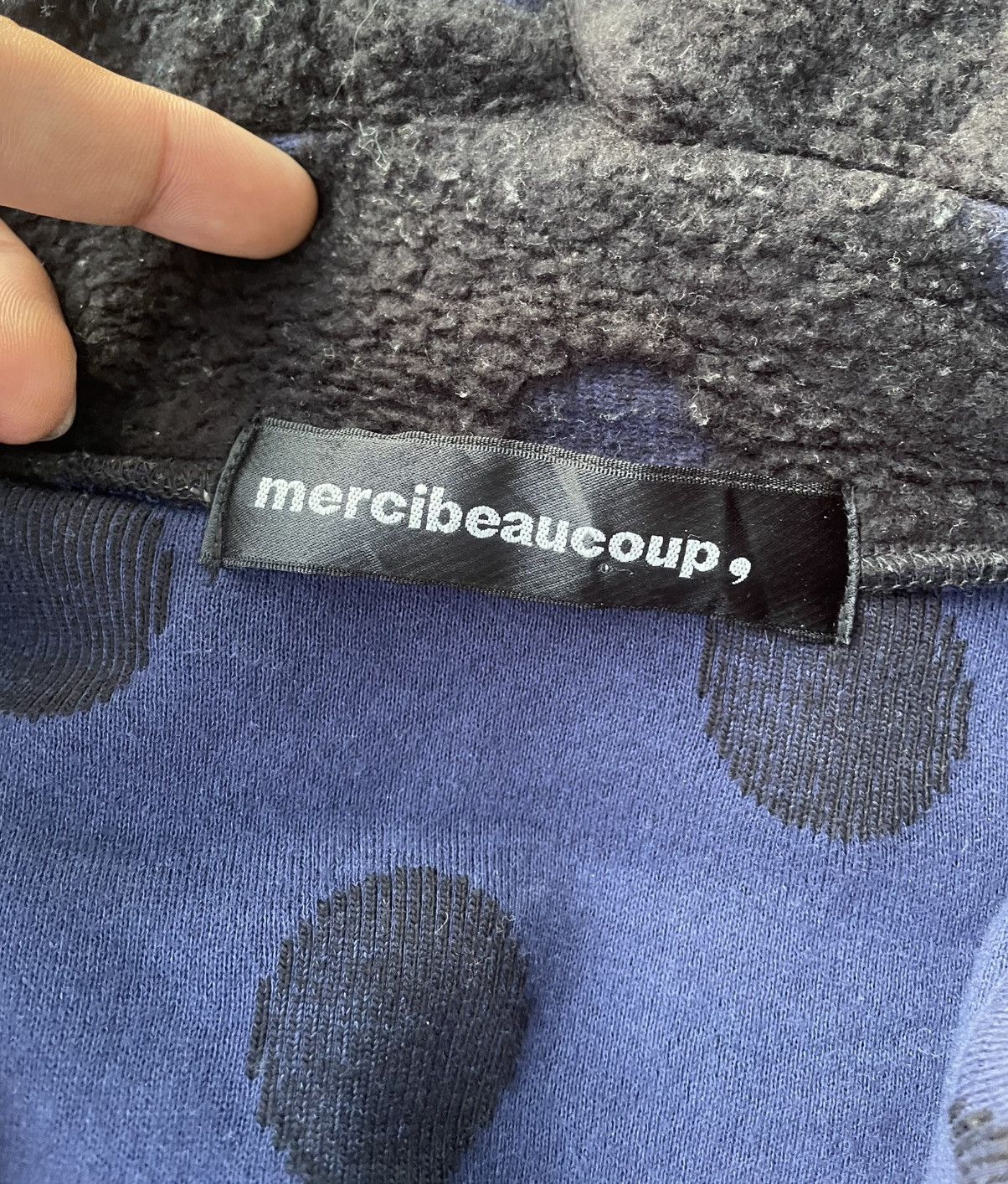 Issey Miyake MERCIBEAUCOUP x ISSEY MIYAKE POLKADOT FLEECE JACKET Size US S / EU 44-46 / 1 - 4 Thumbnail
