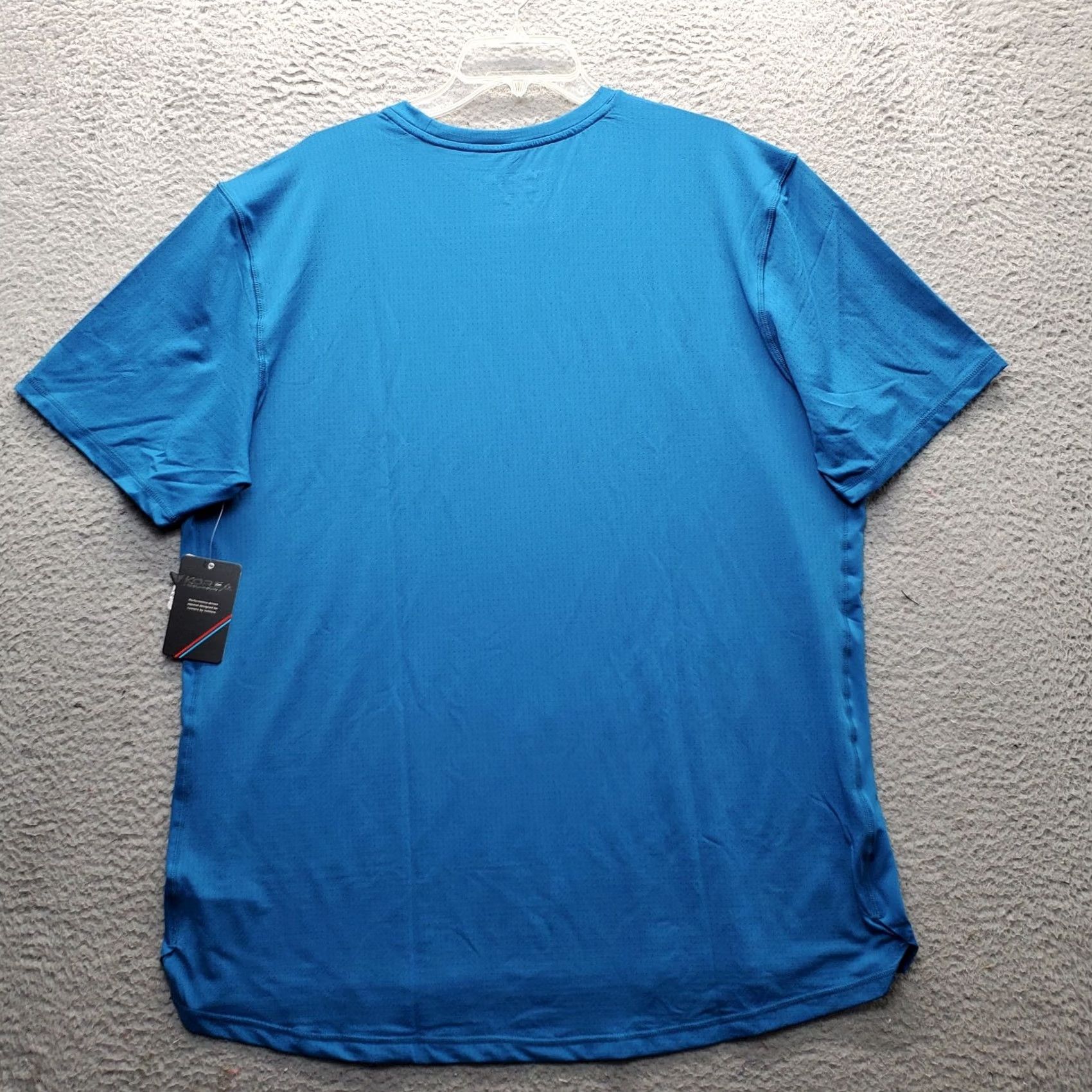 Vintage Road Runner Sports Korsa Running T-Shirt Mens XXL Blue Performance Stretch Shirt Size US XXL / EU 58 / 5 - 2 Thumbnail