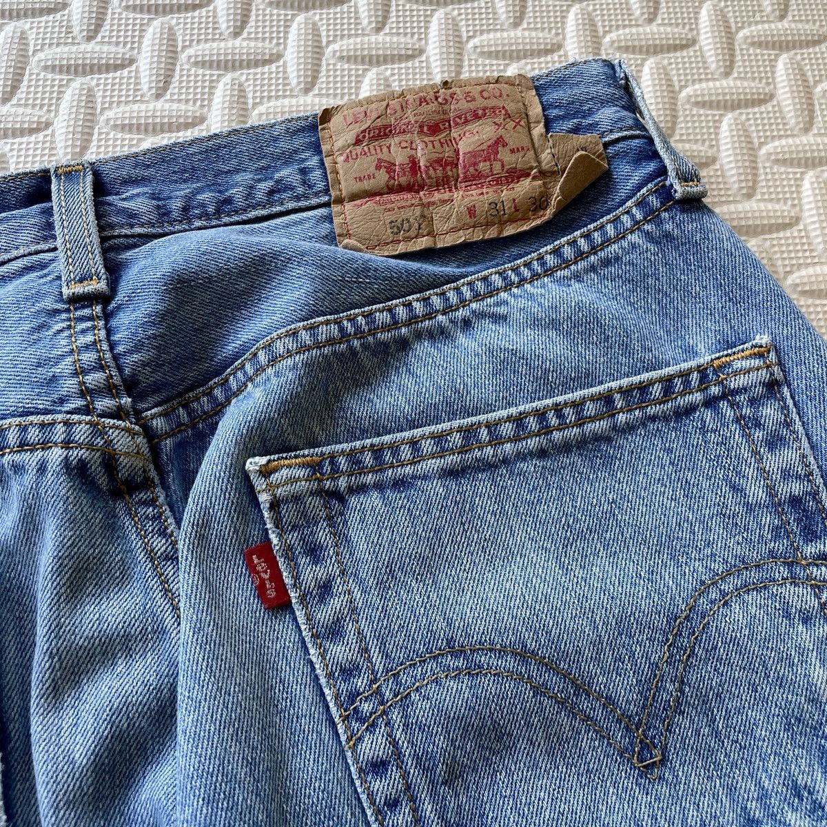 Levi's Vintage Levi’s 501-0194 USA 90s Jeans – W31 L30 Size US 31 - 6 Thumbnail