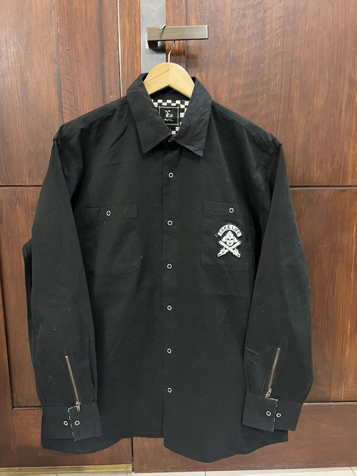 LRG LRG Take A Life Black Shirts Button Up Size US XL / EU 56 / 4 - 1 Thumbnail