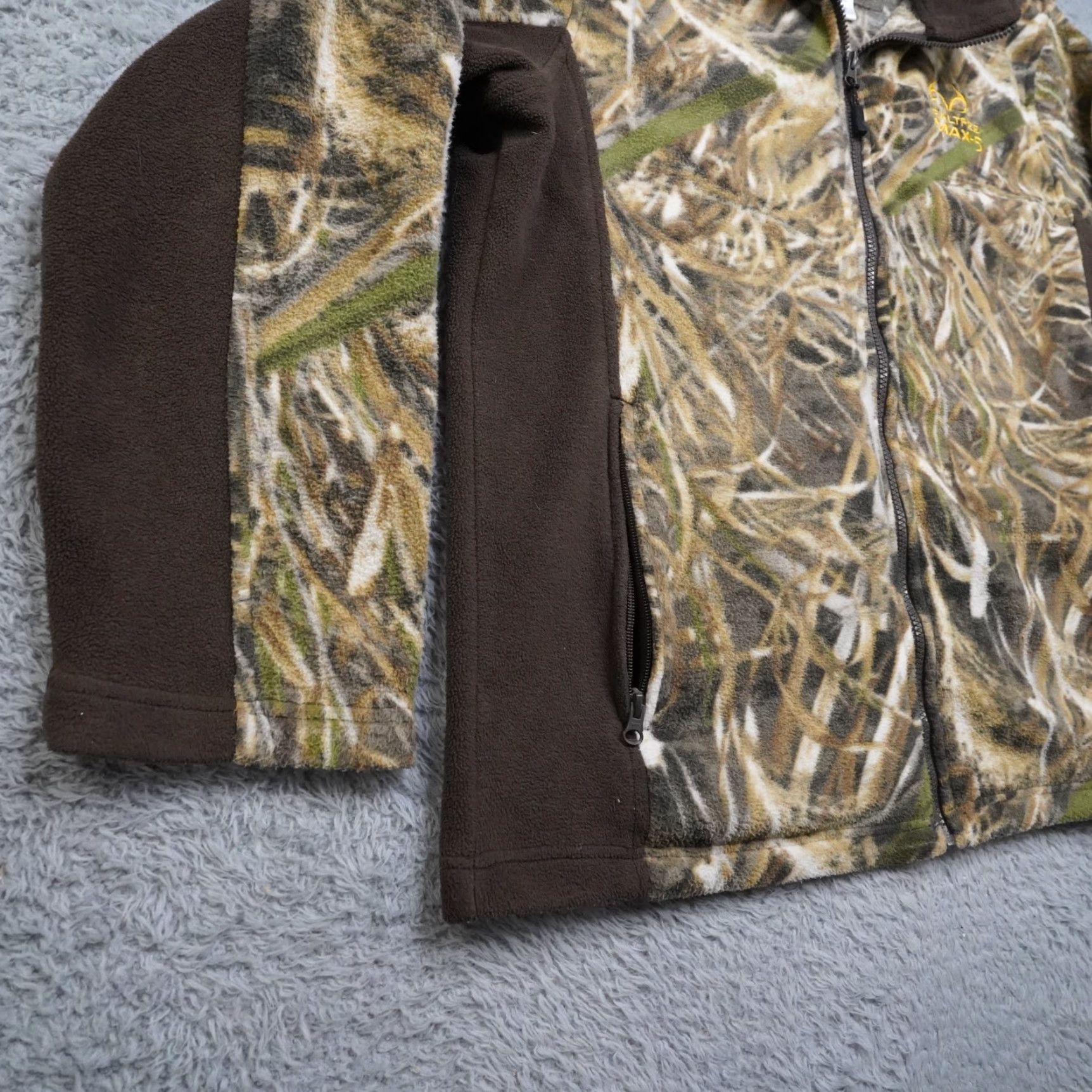 Realtree Realtree Max-5 Jacket Camouflage L Hooded Pockets Fleece Outdoor Hunting Men XS? Size US L / EU 52-54 / 3 - 7 Thumbnail