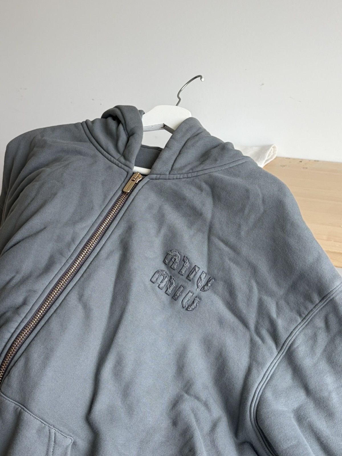 Miu Miu Miumiu zipped hoodie jacket Size US M / EU 48-50 / 2 - 3 Thumbnail