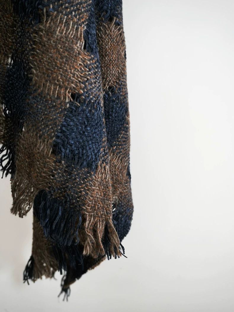 Yohji Yamamoto Yohji Yamamoto 2022aw Wide-knit scarf 2506-Nextarrow Size ONE SIZE - 4 Thumbnail