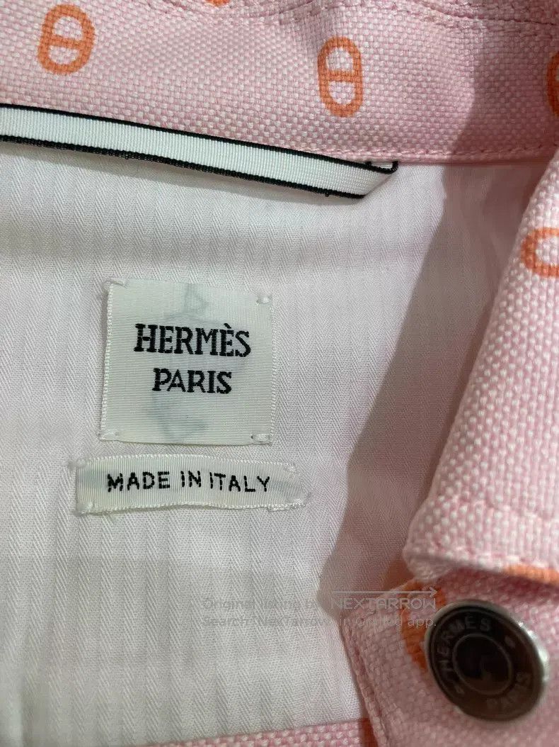 Hermes Hermes 23ss Pig Nose Printed Denim Jacket Size XXS / US 00 / IT 34 - 7 Thumbnail