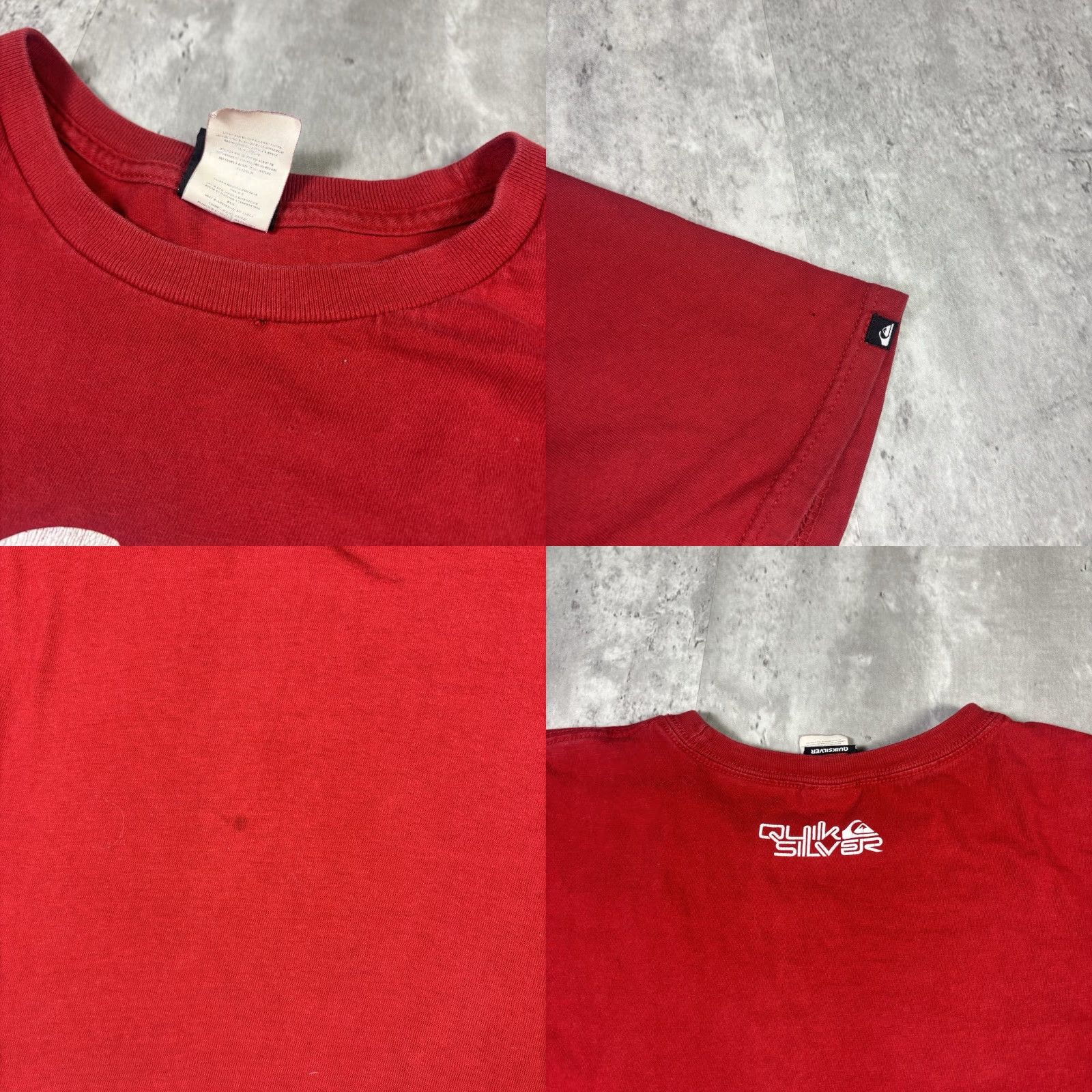 Quiksilver VINTAGE Quiksilver T Shirt Graphic Print Logo 90s Surf Y2K Adult XL Red Cotton Classic Crew Neck Short Sleeve Mens Rainbow 90s Logo Print Graphic Size US XL / EU 56 / 4 - 8 Thumbnail