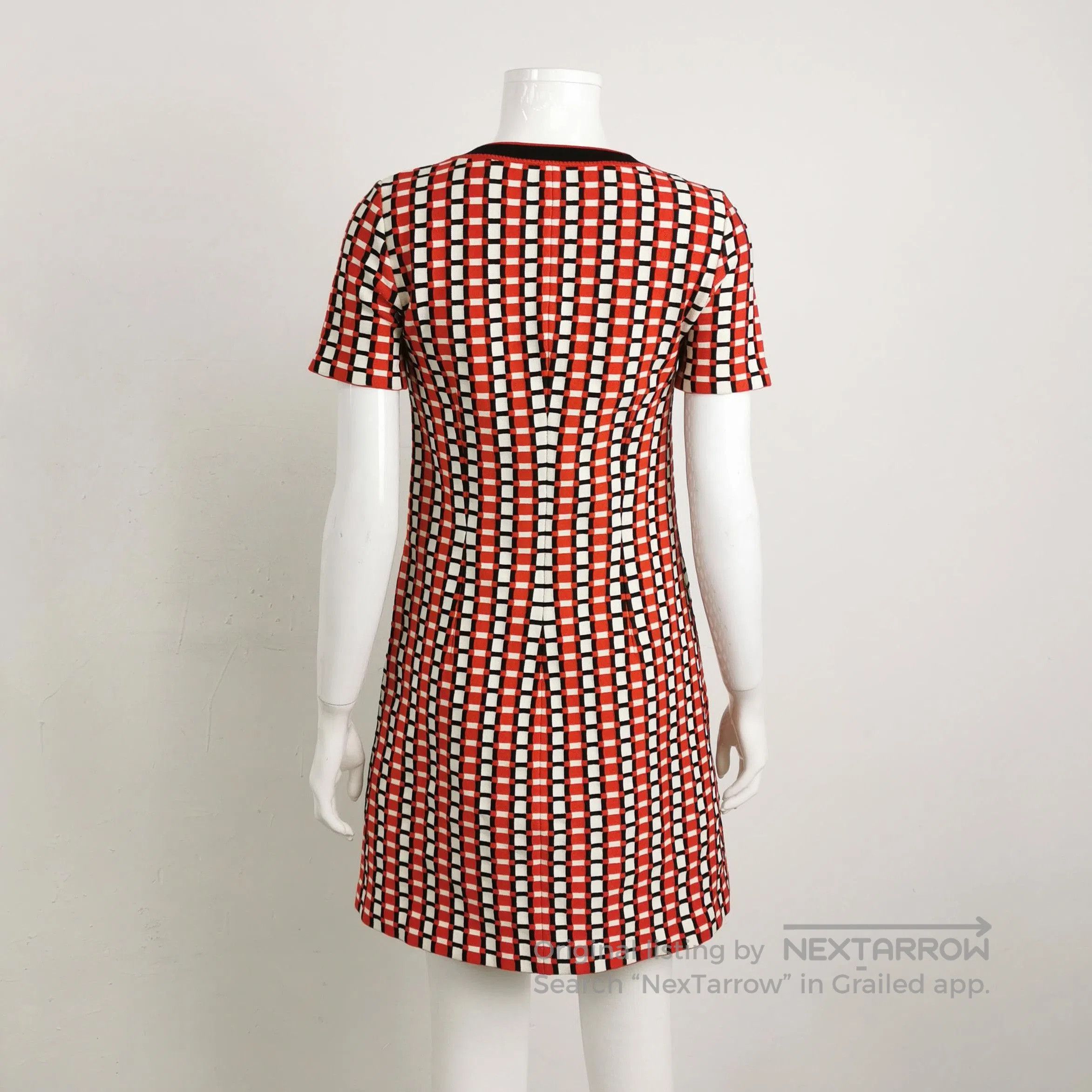 Prada Prada Colorful Printed Round Neck Mini Dress . Size S / US 4 / IT 40 - 2 Thumbnail