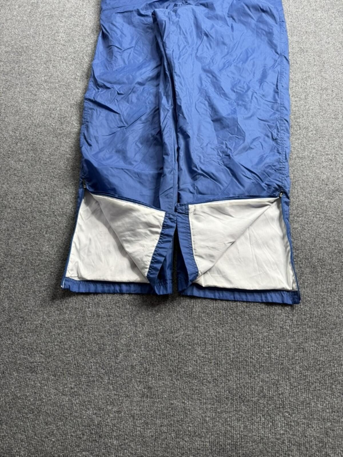 Nike Y2K Nike Baggy Wide Leg Nylon Insulated Trackpants Blue L Size US 34 / EU 50 - 8 Thumbnail