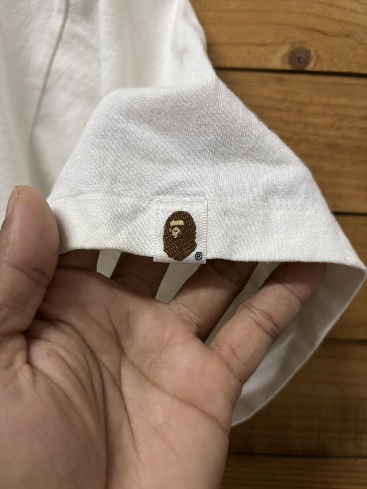 Bape Vintage a bathing ape big face tshirt Size US L / EU 52-54 / 3 - 6 Thumbnail