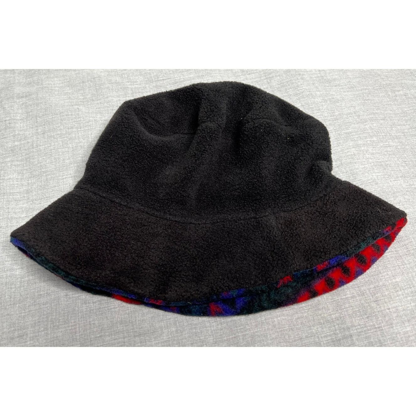 Vintage Vintage Womens Fleece Aztec Bucket Hat Size ONE SIZE - 2 Thumbnail