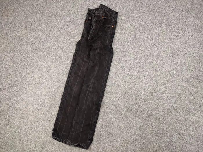 Levi's Vintage 90's Levis 615 fit Guide Faded Black Denim Jeans Size US 30 / EU 46 - 3 Thumbnail