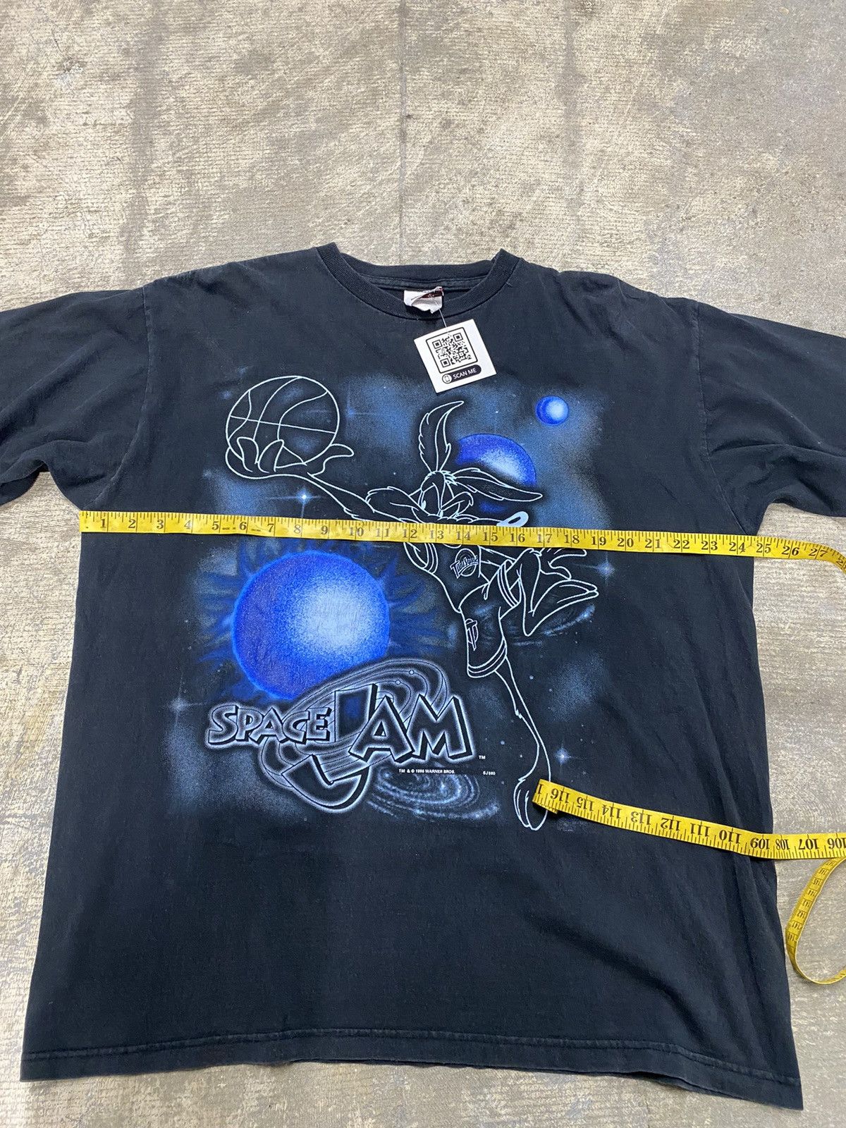 Other Vintage 90’s 1996 Space Jams Wile-Cayote T-Shirt Size US XL / EU 56 / 4 - 6 Thumbnail