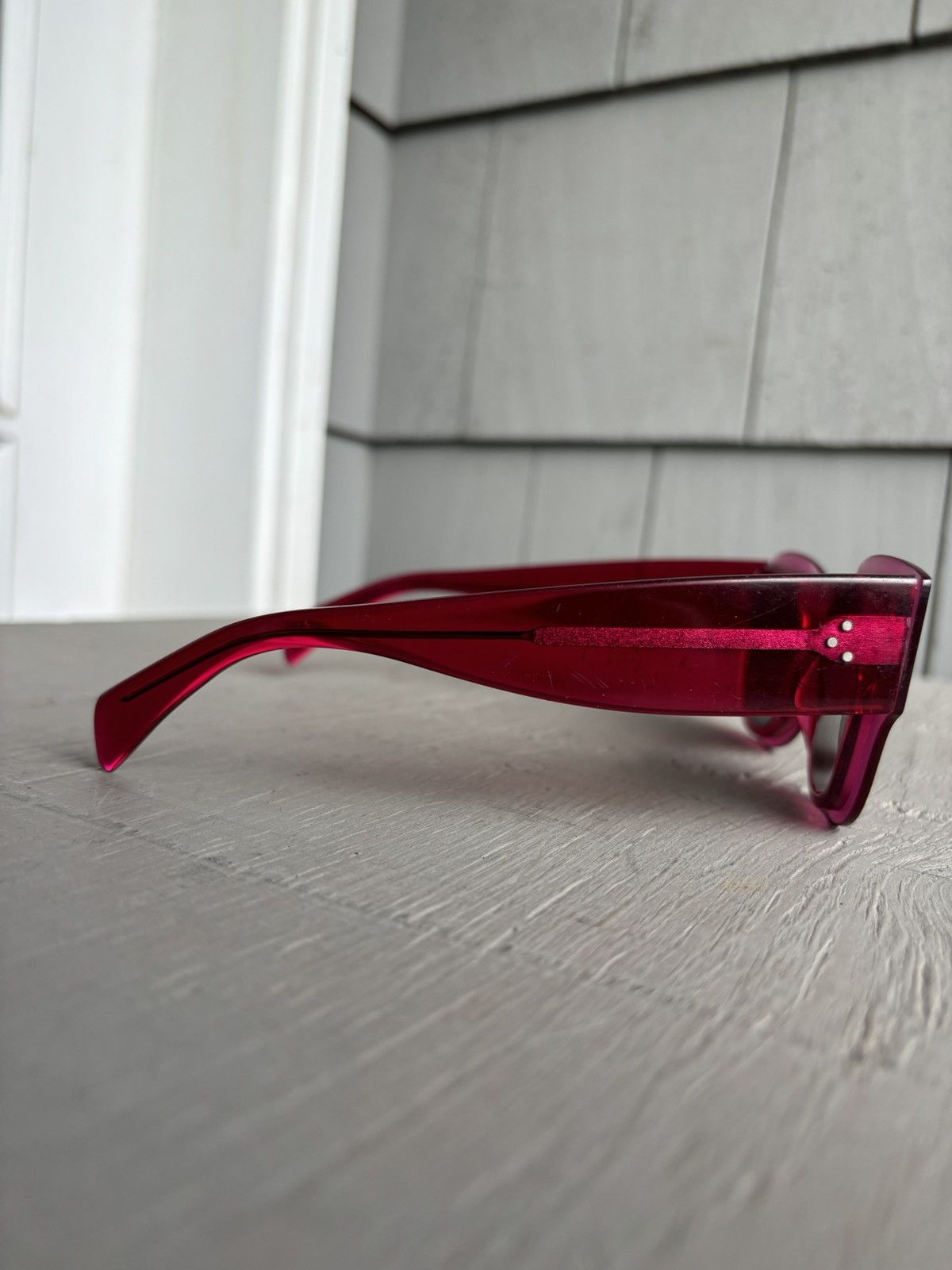 Celine × Designer Celine Sunglasses CL 41446/S Oversized Wayfarer Pink Céline Size ONE SIZE - 14 Thumbnail