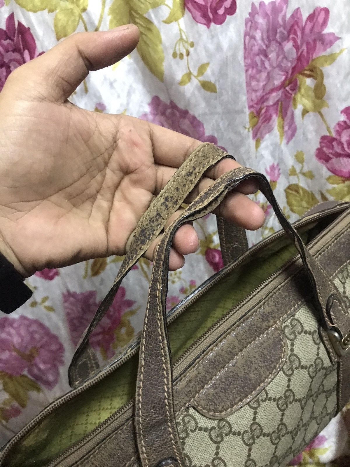Gucci × Vintage Authentic Vintage Gucci Boston Bag Size ONE SIZE - 5 Thumbnail