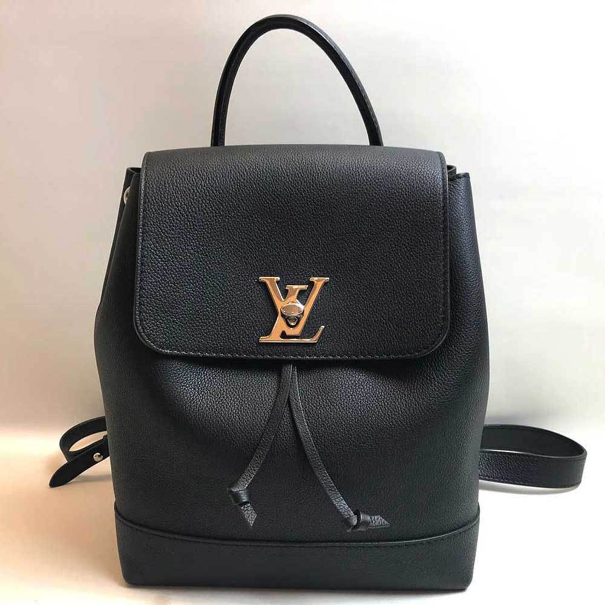 Authenticated Used LOUIS VUITTON Louis Vuitton Epi Mabillon Rucksack  Backpack Shoulder Bag Leather Noir Black M52232