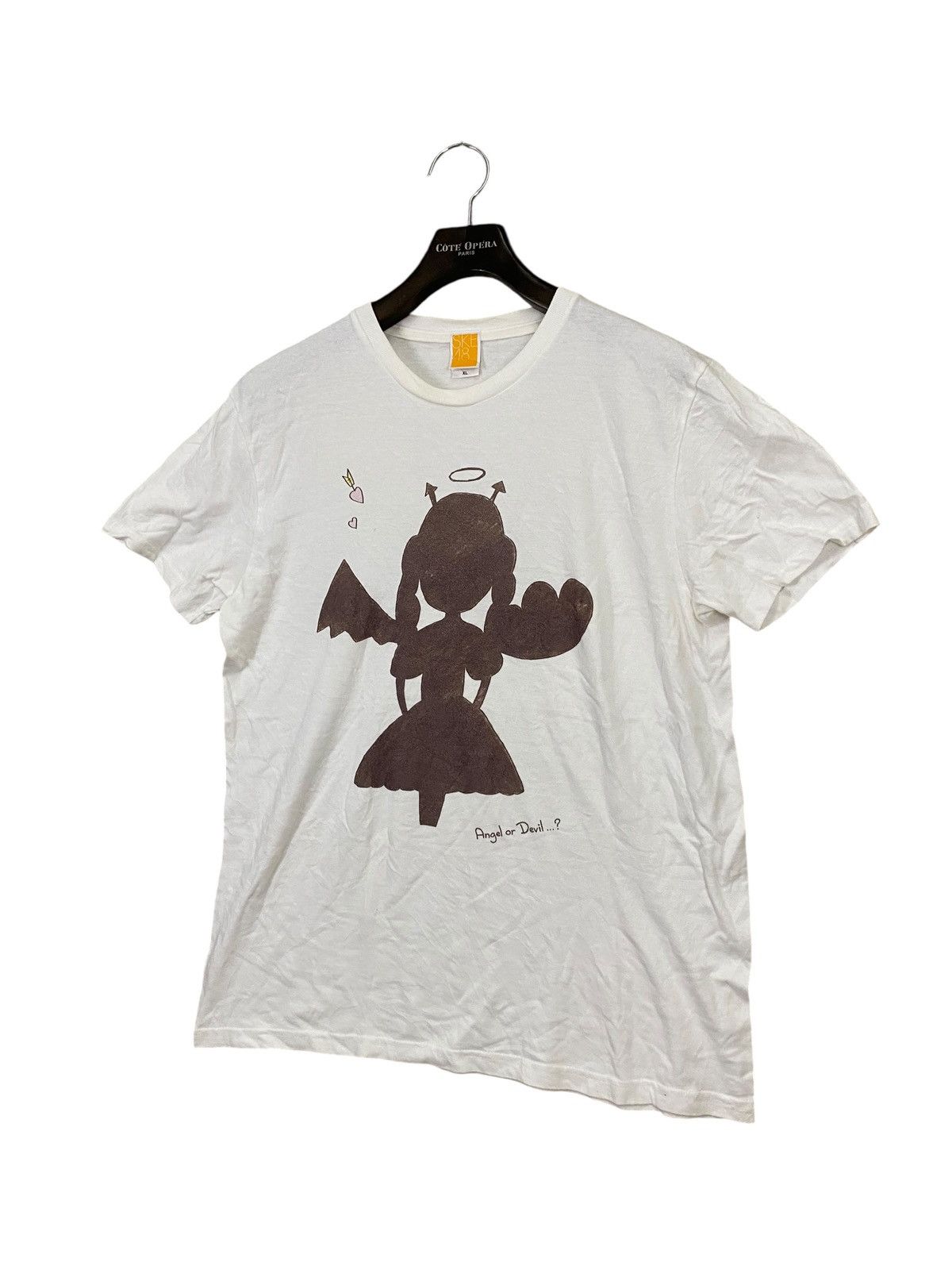 Anime × Japanese Brand × Vintage Vintage japanase anime sk48 angel or devil tshirt Size US XL / EU 56 / 4 - 2 Thumbnail