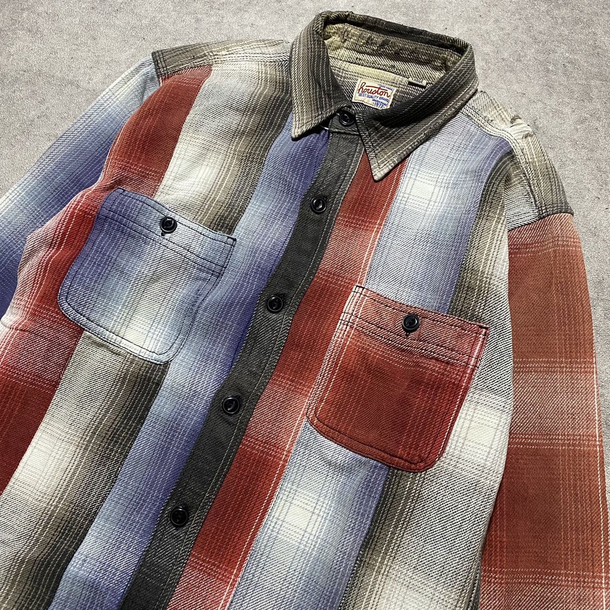 Sugar Cane Houston Union Made Distresed Chambray Flannel Size US M / EU 48-50 / 2 - 2 Thumbnail